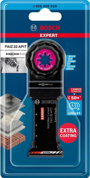 Produktbild Bosch Professional Zubehör EXPERT MultiMax PAIZ 32 APIT Blatt für Multifunktionswerkzeuge, 32 mm