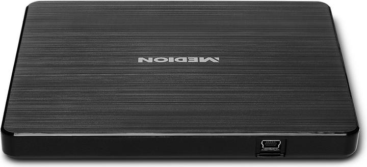 Image du produit Medion GP70N Externe cd dvd rewriter - USB 2.0 - 0.75MB - 200g - Noir