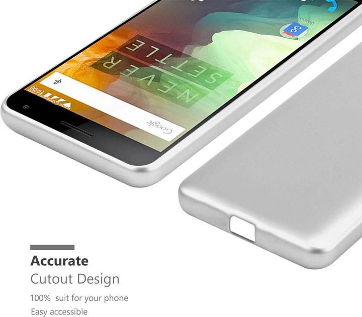 Actual product image Cadorabo Bumper TPU Matt Metallic (OnePlus 2)