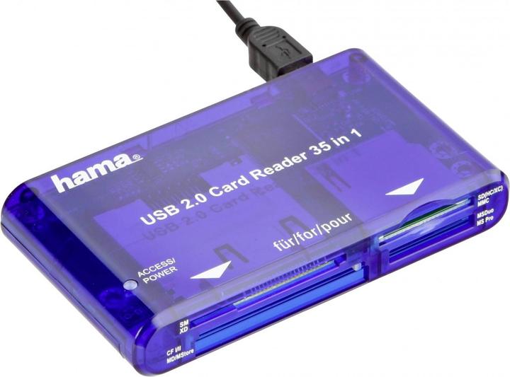Produktbild Hama USB-2.0-Multi-Kartenleser 35in1 (USB 2.0)