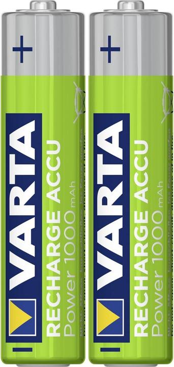 Actual product image Varta Recharge Accu Power (2 pcs., AAA, 1000 mAh)