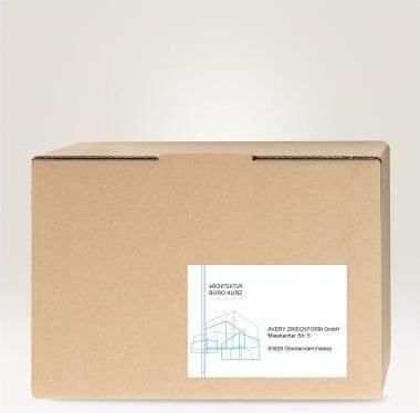 Actual product image Avery Universal labels