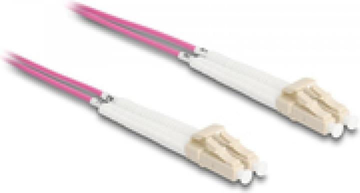 Delock Câble à fibre optique LC-D > LC-D multimode OM4 coudé 0,5m (S/UTP, CAT8.2, 0.50 m)