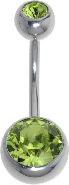Bijouteria Bauchpiercing (Chirurgenstahl 316L, Kristall)