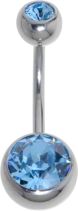 Produktbild Bijouteria Bauchpiercing (Chirurgenstahl 316L, Kristall)
