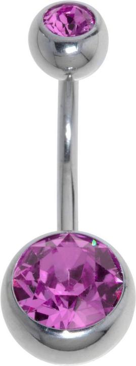 Produktbild Bijouteria Bauchpiercing (Chirurgenstahl 316L, Kristall)