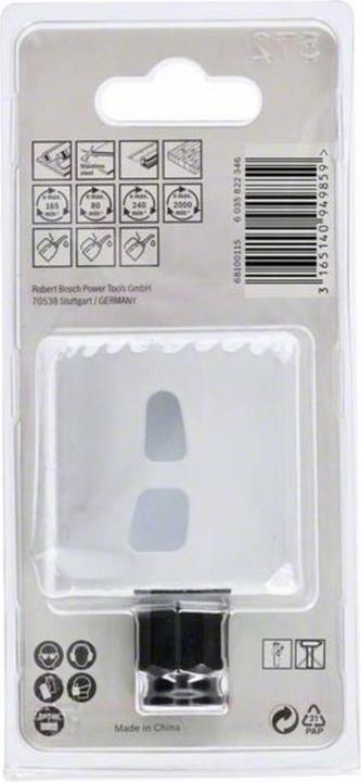 Image du produit Bosch Professional Zubehör Scie cloche Progressor for Wood and Metal, 46 mm (4 pouces, 1 3)