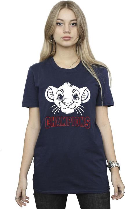 Immagine prodotto Disney The Lion King Simba Face Champion Maglietta Ampia Donna (XXL)
