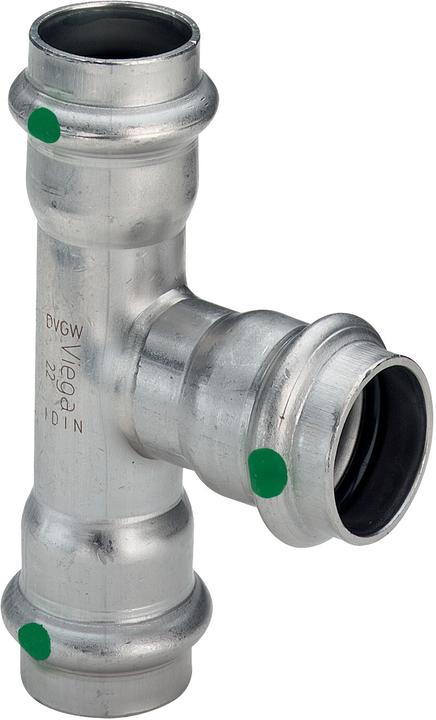Image du produit Viega Té Sanpress Inox 35 x 35 x 35 Acier inoxydable Raccord à sertir (Connexion en T)