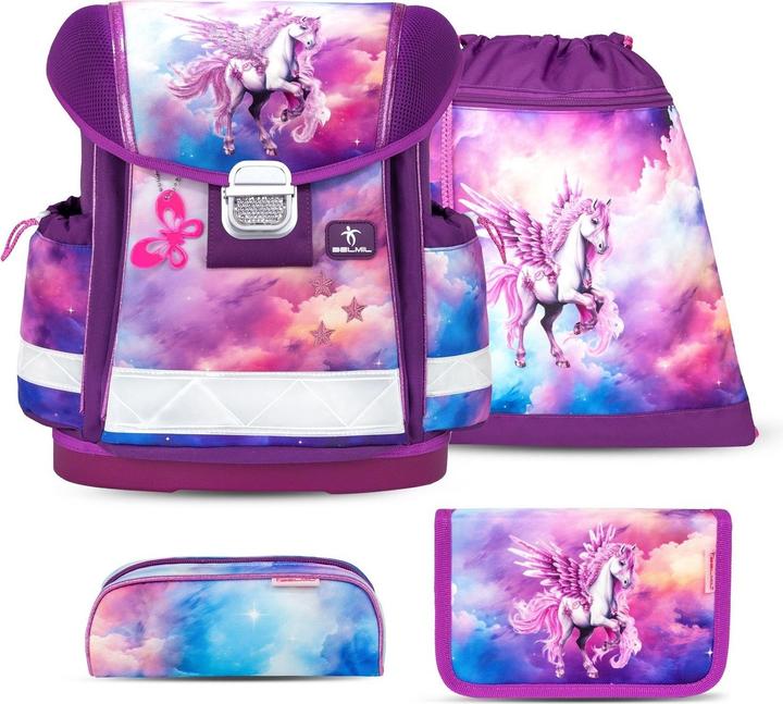 Actual product image Belmil CLASSY Schulrucksack-Set Pegasus (19 l)