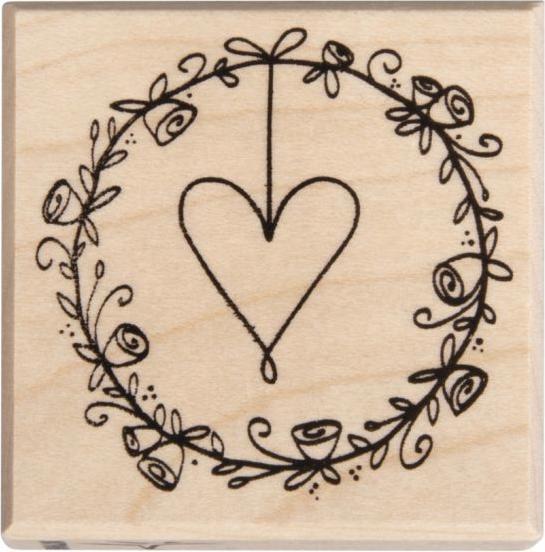 Produktbild Rayher Stempel Hochzeitskranz, 5x5cm