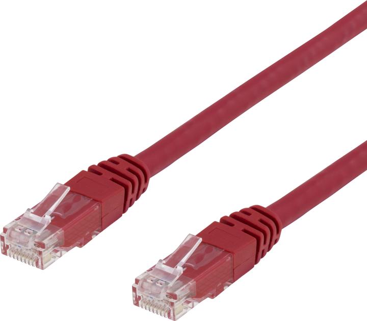 Image du produit Deltaco TP-62X câble réseau rouge Cat6 (UTP, CAT6, 2 m)