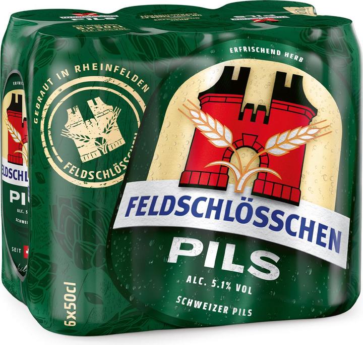 Feldschlösschen Pilsner (6 x 50 cl)