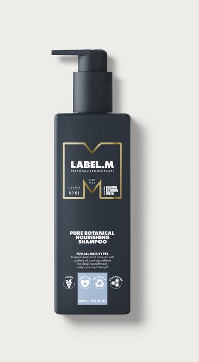 Actual product image Label.M Pure Botanical Nourishing Shampoo 300 ml (300 ml, Liquid shampoo)