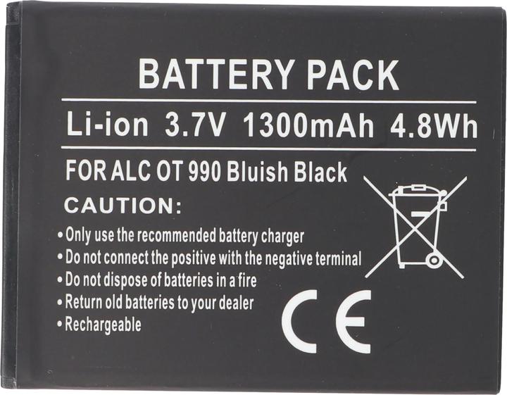 Immagine prodotto Alcatel Batteria One Touch 990 Nero Bluastro, CA (Accumulatore di carica elettrica, One Touch 990)