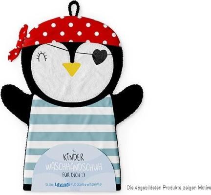 Image du produit La Vida Gant de toilette pour enfants Pingouin (27 x 20 cm)