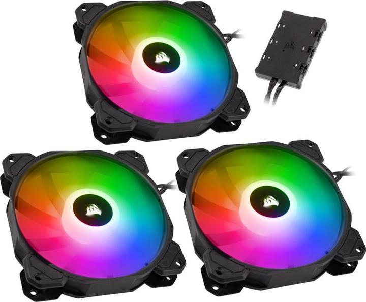 Actual product image Corsair SP120 RGB Elite (120 mm, 3 x)