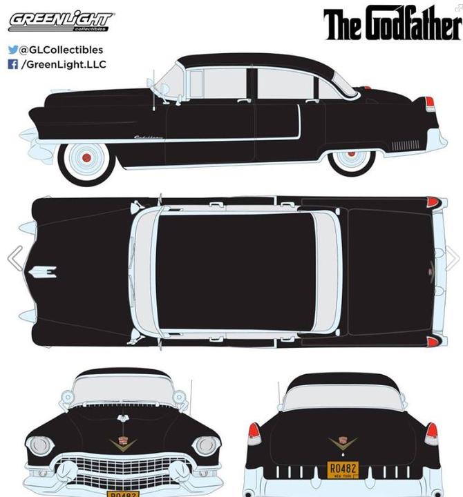 Image du produit Greenlight Collectibles 1955 Cadillac Fleetwood Series 60 Spécial