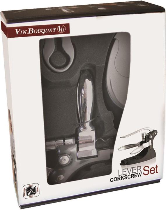 Image du produit VinBouquet Tire-bouchon à bras de levier (Set d'ouvre-bouteille)