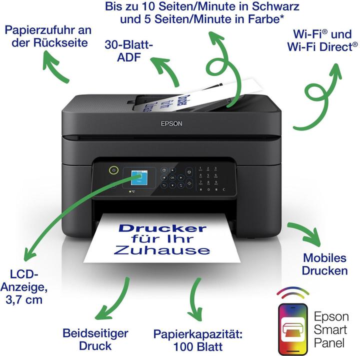 Actual product image Epson WorkForce WF-2935DWF (Ink, Colour)