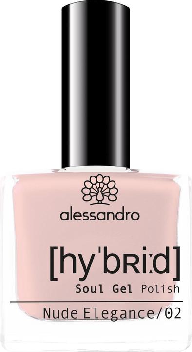 Alessandro Nagellack Hybrid 104 Nude Elegance (Nude, Gel-Effekt Nagellack)