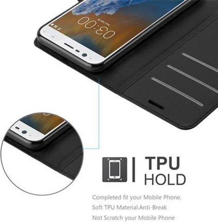 Actual product image Cadorabo Book with stand function cover (Nokia 3)