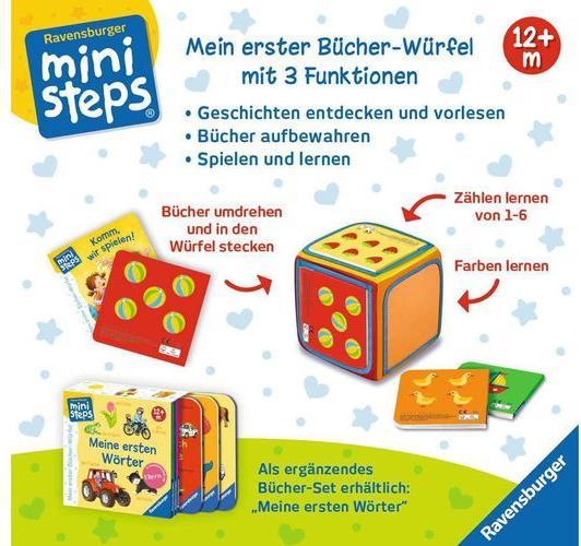 Produktbild Ravensburger ministeps: Mein erster Bücher-Würfel (Starter-Set) (Deutsch)