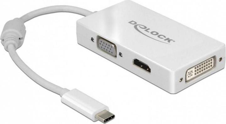 Actual product image Delock USB-C to (HDMI, VGA, DVI, 16 cm)