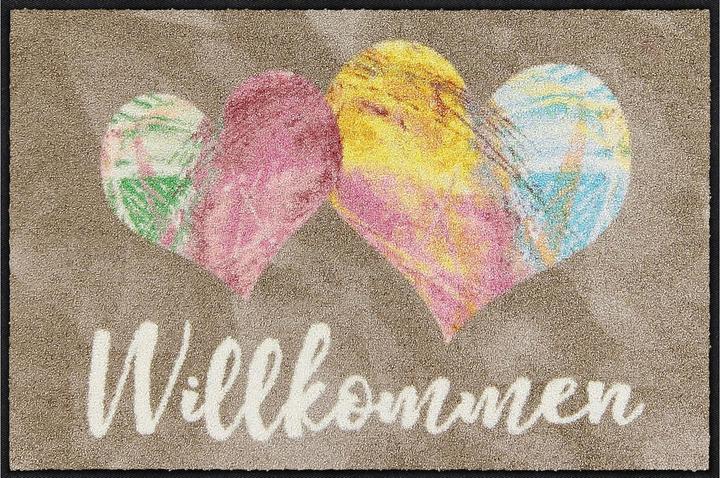 Image du produit Salonloewe Paillasson Art du coeur 50 cm x 75 cm (50 x 75 cm)