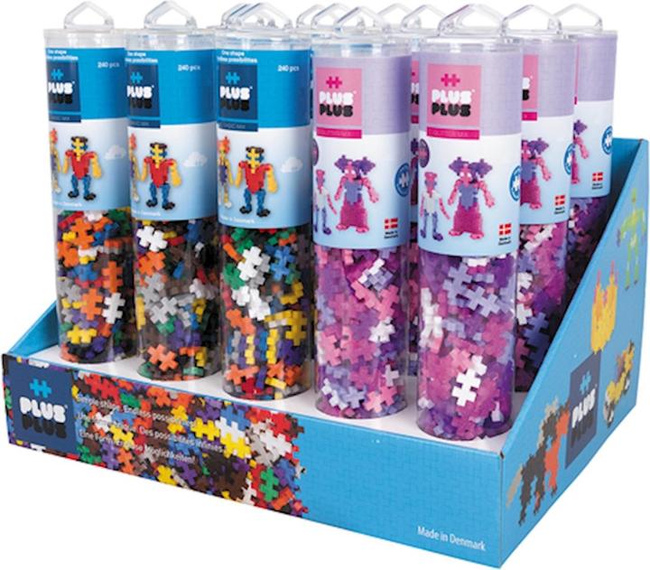 Actual product image Plus-Plus Tube Basic Glitter Display T ass