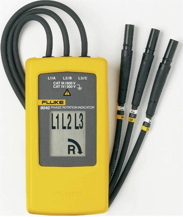 Image du produit Fluke 9040EUR Indicateur de direction à champ tournant (CAT III 600V)