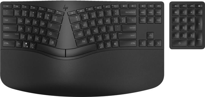 Produktbild HP 960 BLK Ergonomic Wireless Keyboard GR (P) (DE, Kabellos)