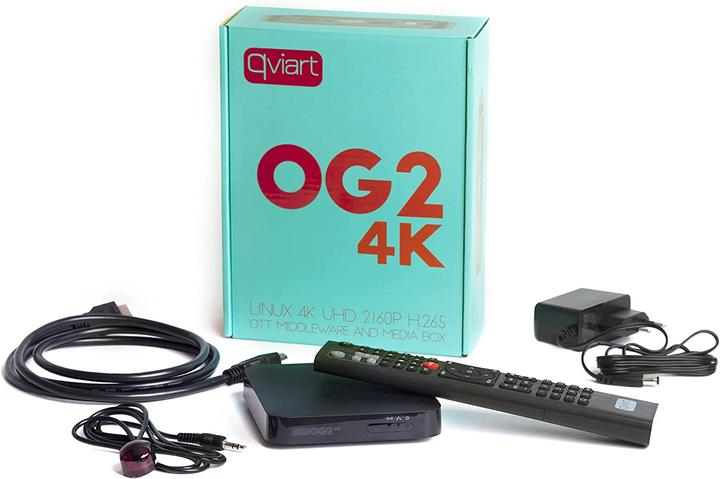 Produktbild Qviart OG2 4K LINUX UHD 2160P H.265 OTT Middleware und Media Box