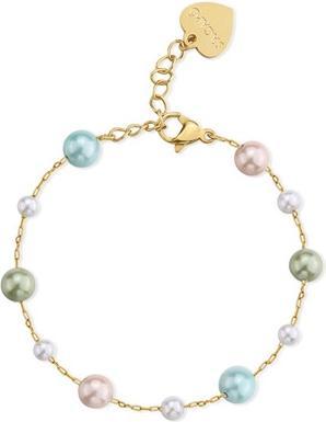 Produktbild Sagapo S'AgapÃµ - Playful gold-plated bracelet with colored pearls Wisdom SWI18