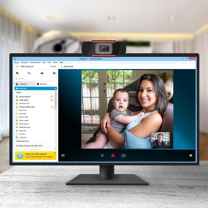 Produktbild Platinet Web Cam PCWC720 (45490) (0.90 Mpx)
