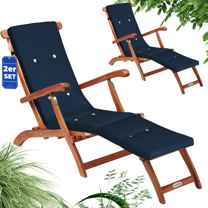 Produktbild Casaria Sonnenliege inkl. Auflage (169 cm)