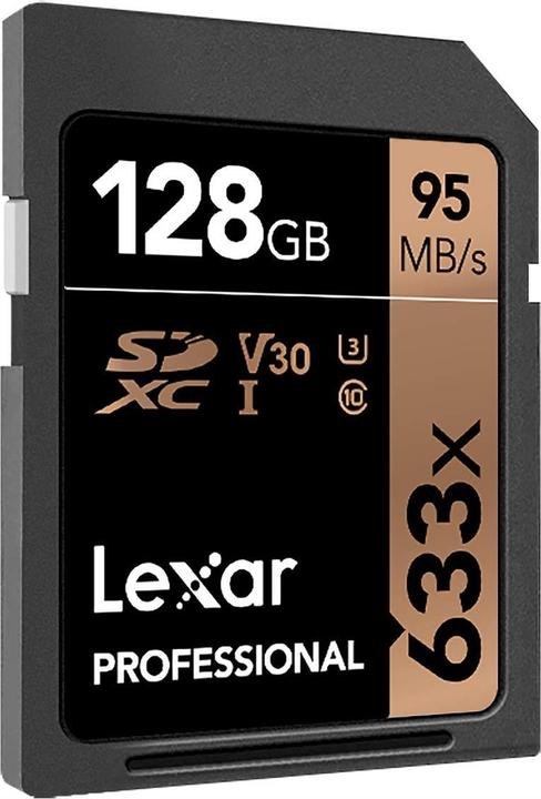 Actual product image Lexar Sdxc (128 GB, SDXC, U3, UHS-I)