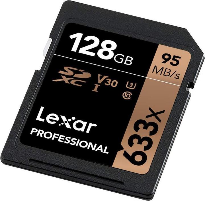 Actual product image Lexar Sdxc (128 GB, SDXC, U3, UHS-I)