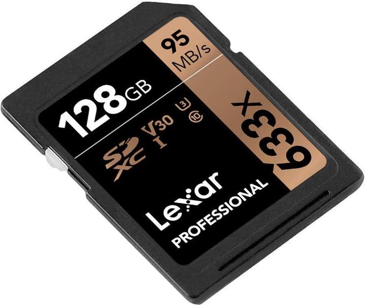 Actual product image Lexar Sdxc (128 GB, SDXC, U3, UHS-I)