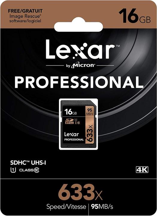 Actual product image Lexar Sdxc (128 GB, SDXC, U3, UHS-I)