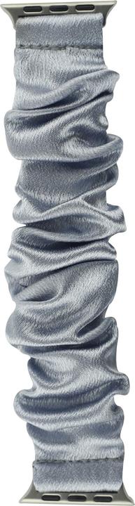 Produktbild PhoneLook Scrunchie armband silber 42mm / 44mm / 45mm (42 mm, 44 mm, 45 mm, Stoff)