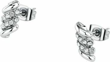 Morellato Modern steel earrings with Torchon crystals SAWZ12