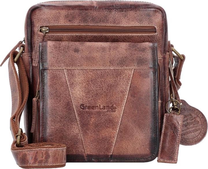 Actual product image Greenland Nature Mascu & Line shoulder bag leather 25 cm