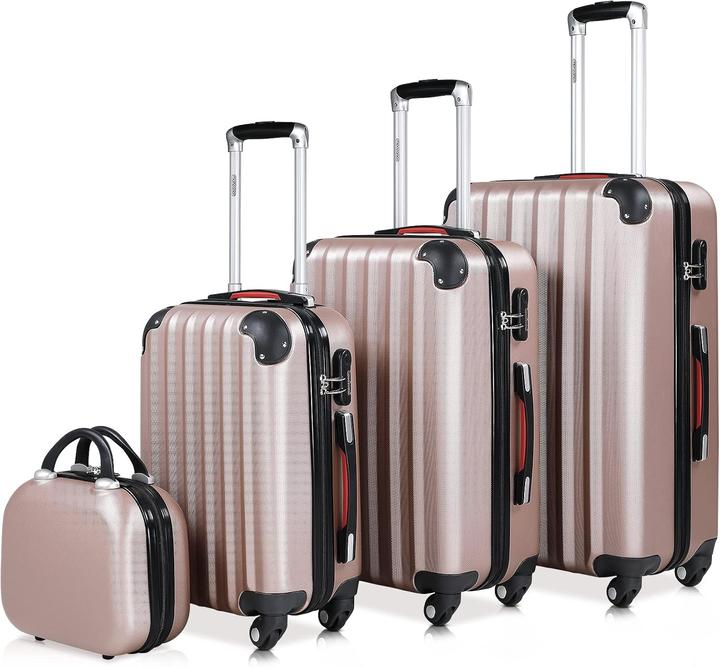 Actual product image Monzana Baseline suitcase set 4 pcs (89 l, Hand luggage (up to 50 litres), M (50 - 90l))