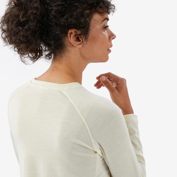 Actual product image Forclaz Merinoshirt Damen langarm - Merino Resist ungefärbt (S)