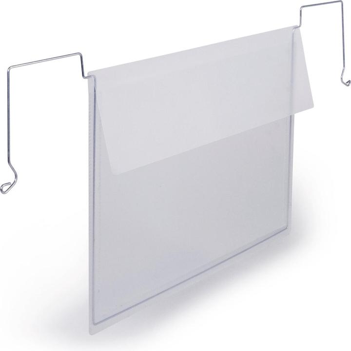Actual product image Durable Drahtbügeltasche mit Klappe A5 quer PP 50 stk (A5, 50 x)