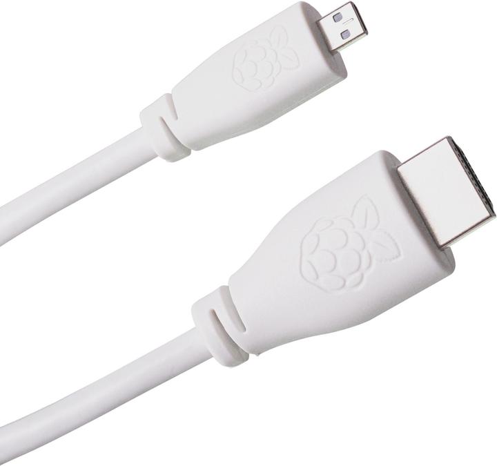 Actual product image Raspberry Pi micro HDMI to HDMI (1 m, HDMI)