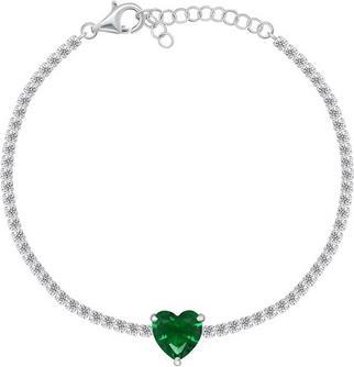 Produktbild Brilio Silver - Double silver necklace with cubic zirconia Heart NCL160W (Sterling Silber)