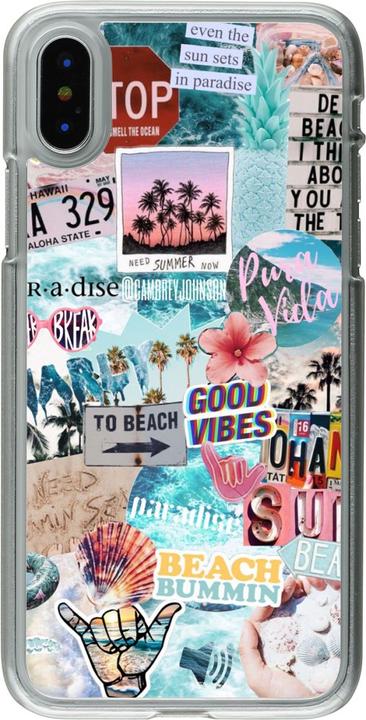 Actual product image PhoneLook Coque transparent Summer 20 collage (Apple iPhone XS, Apple iPhone X)
