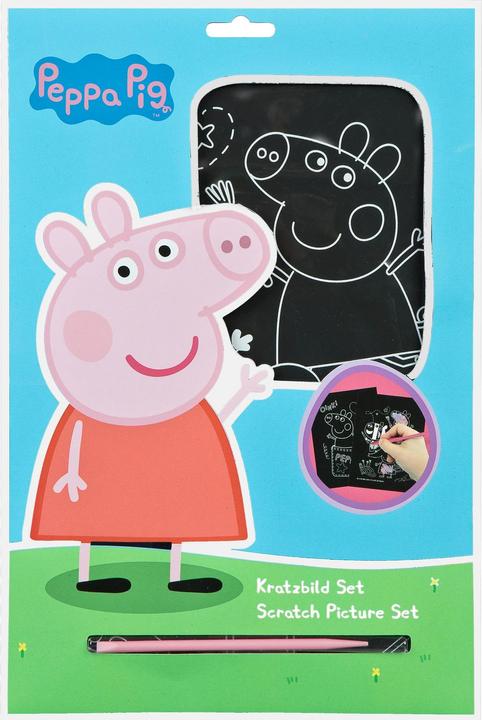 Undercover Peppa Pig KratzbildSet